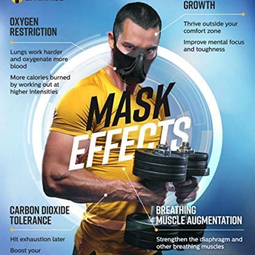 Sparthos Workout Mask High Altitude Mask - Face Mask for Gym Train...