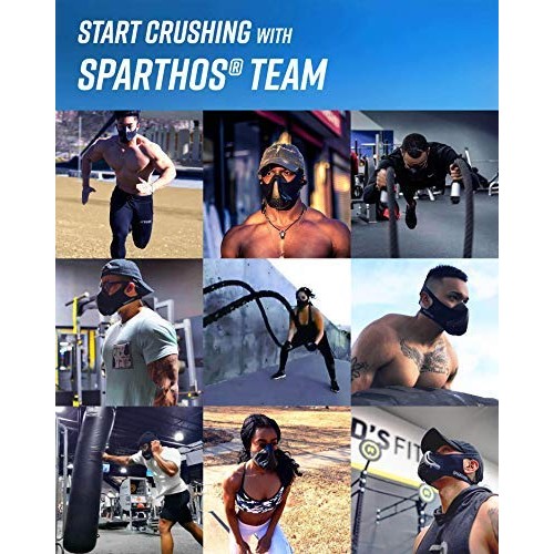Sparthos Workout Mask High Altitude Mask - Face Mask for Gym Train...
