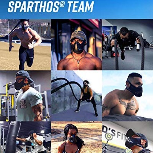 Sparthos Workout Mask High Altitude Mask - Face Mask for Gym Train...
