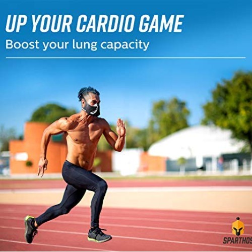 Sparthos Workout Mask High Altitude Mask - Face Mask for Gym Train...