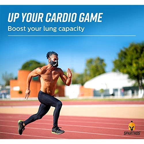 Sparthos Workout Mask High Altitude Mask - Face Mask for Gym Train...