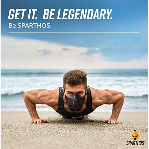 Sparthos Workout Mask High Altitude Mask - Face Mask for Gym Train...