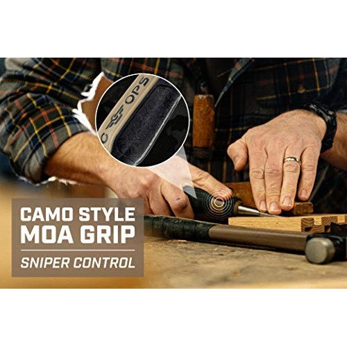 Spec Ops - SPEC-C1-4PK Tools Wood Chisel Set with High-Carbon Stee...