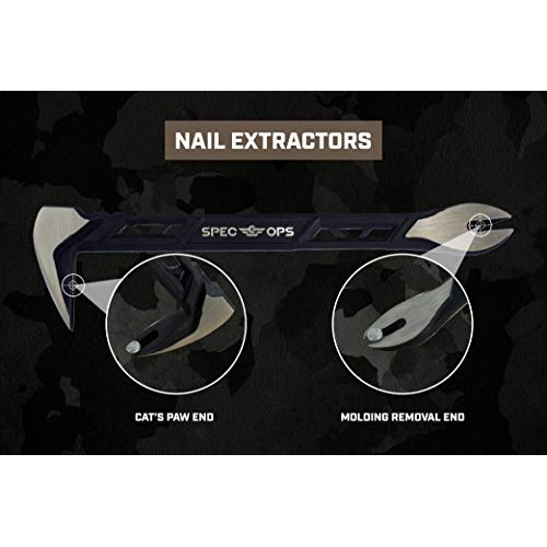 Spec Ops - SPEC-D10CLAW Tools 10 Nail Puller Cats Paw Pry Bar, Hi...