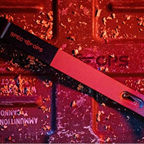 Spec Ops - SPEC-D15BAR Tools 15 Flat Pry Bar Crowbar, Curved Rock...