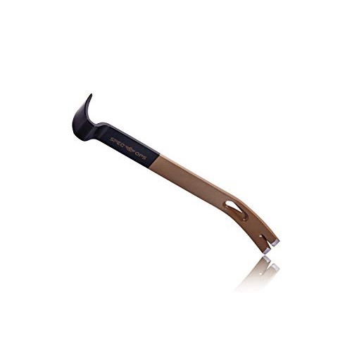 Spec Ops - SPEC-D15BAR Tools 15 Flat Pry Bar Crowbar, Curved Rock...
