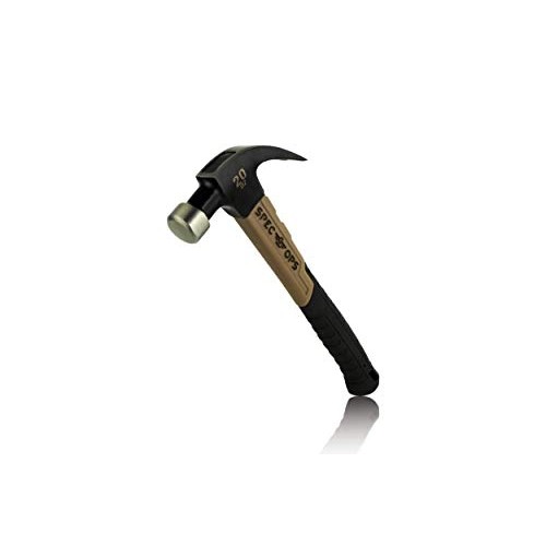 Spec Ops SPEC-M20FG Tools Fiberglass Hammer, 20 oz, Curved Claw, S...