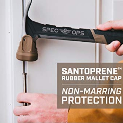 Spec Ops SPEC-SFACE1 Tools Soft Rubber Mallet Hammer Cap for Steel...