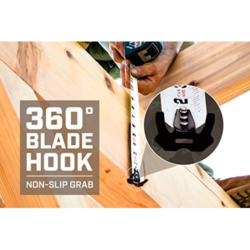 Spec Ops - SPEC-TM16 Tools 16-Foot Tape Measure, 1 1/4 Double-Sid...