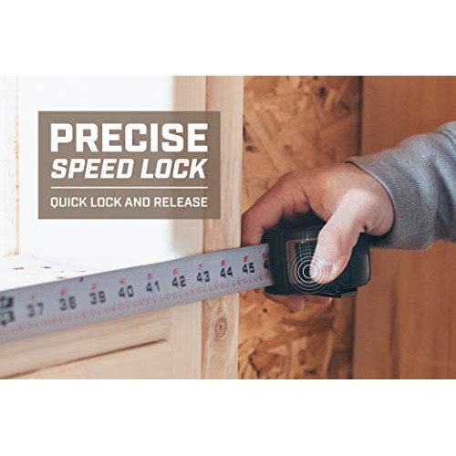 Spec Ops - SPEC-TM16 Tools 16-Foot Tape Measure, 1 1/4 Double-Sid...