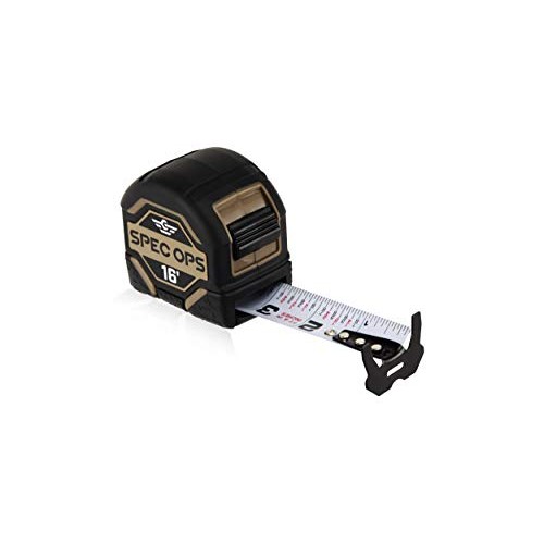 Spec Ops - SPEC-TM16 Tools 16-Foot Tape Measure, 1 1/4 Double-Sid...