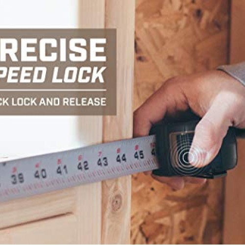 Spec Ops - SPEC-TM25 Tools 25-Foot Tape Measure, 1 1/4 Double-Sid...