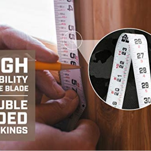 Spec Ops - SPEC-TM25 Tools 25-Foot Tape Measure, 1 1/4 Double-Sid...