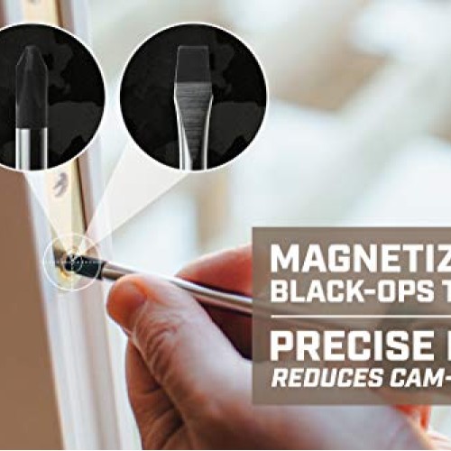 Spec Ops Tools 6-Piece Screwdriver Set, Phillips & Slotted, Magent...