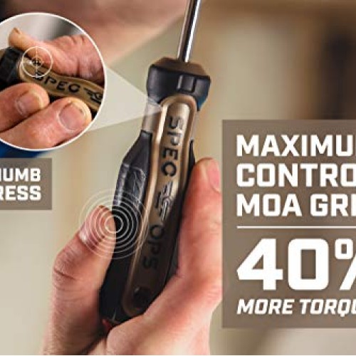 Spec Ops Tools 6-Piece Screwdriver Set, Phillips & Slotted, Magent...