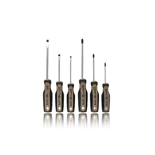 Spec Ops Tools 6-Piece Screwdriver Set, Phillips & Slotted, Magent...