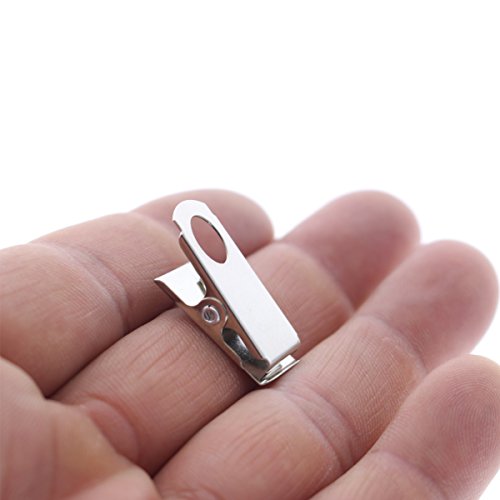 25 Pack - Small 1 Inch Bulldog Clasp Clips for Making Lanyards Art...