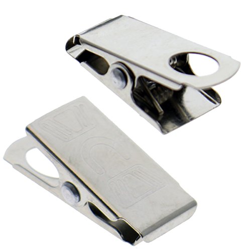 25 Pack - Small 1 Inch Bulldog Clasp Clips for Making Lanyards Art...