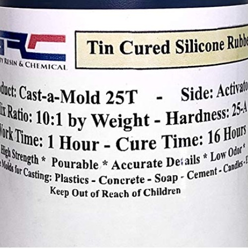 Cast-A-Mold 25T Rtv - Liquid Silicone Mold Making Rubber for Casti...