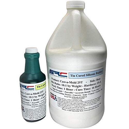 Cast-A-Mold 25T Rtv - Liquid Silicone Mold Making Rubber for Casti...