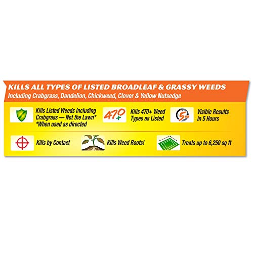 Spectracide HG-96624 Weed Stop for Lawns Plus Crabgrass Killer Con...