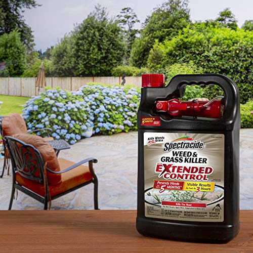 Spectracide Weed & Grass Killer with Extended Control, Ready-to-Us...