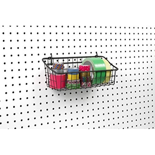 Spectrum Diversified Pegboard & Wall Mount Basket, 11 x 4 x 4, ...