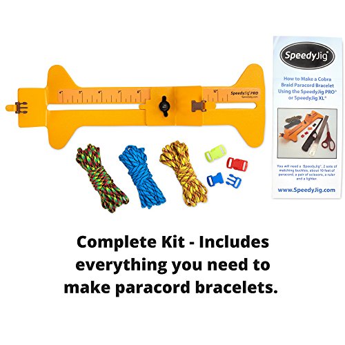 SpeedyJig PRO - Paracord Bracelet Kit and Jig | Easily Make Paraco...