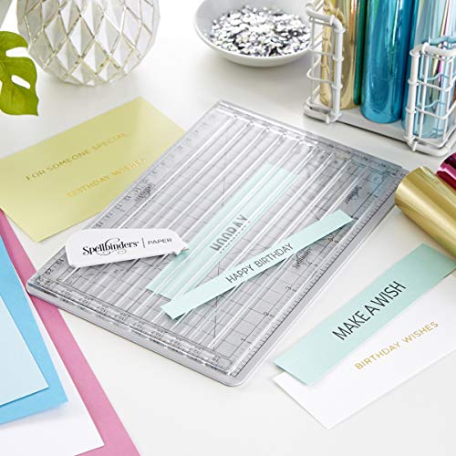 Spellbinders Quick Trimmer Hot Foil & Paper Cutter Tool, Clear