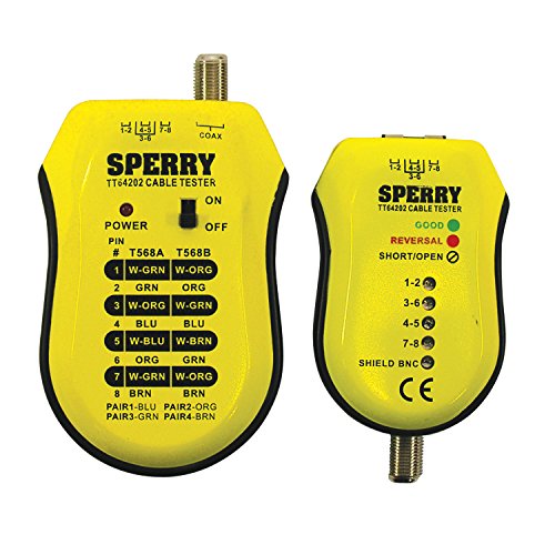 Sperry Instruments TT64202 Cable Test Plus, Coax & UTP/STP Cable T...
