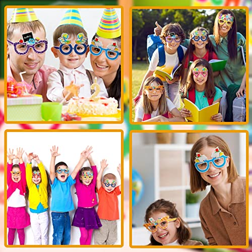 Spiareal 24 Pcs Welcome Back to School Glasses for Kids First Day ...