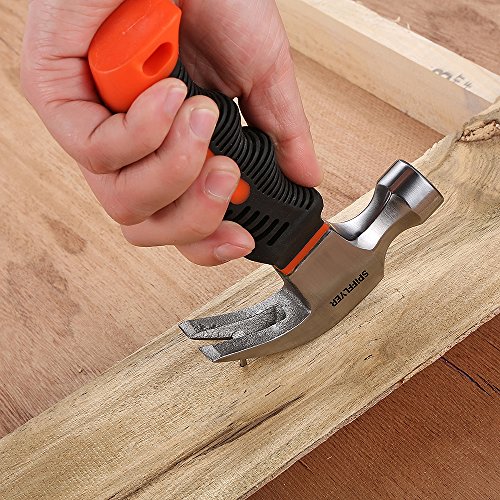 Spifflyer 8 OZ Small Claw Hammer Mini Stubby Hammers and Nails Too...