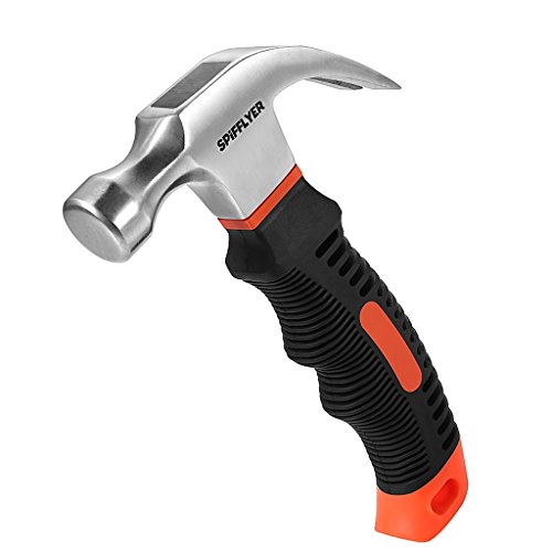 Spifflyer 8 OZ Small Claw Hammer Mini Stubby Hammers and Nails Too...
