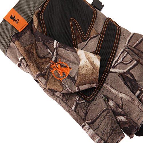 SPIKA Camouflage Hunting Fingerless Gloves,Military Tactical Half ...