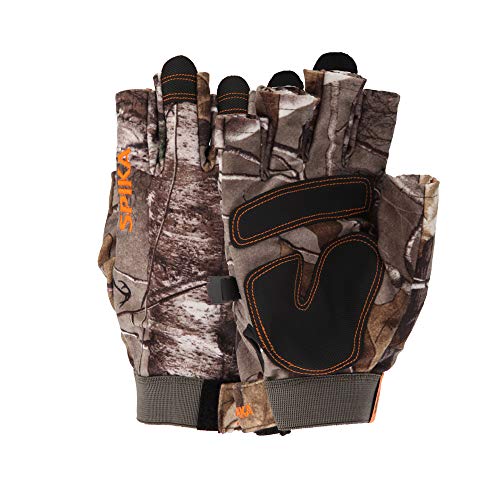 SPIKA Camouflage Hunting Fingerless Gloves,Military Tactical Half ...