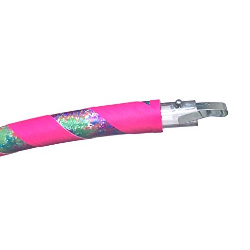 SpinMajik Kids Hula Hoop Tie Dye UV Pink, Large 36