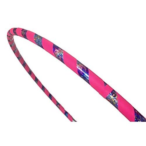SpinMajik Kids Hula Hoop Tie Dye UV Pink, Large 36