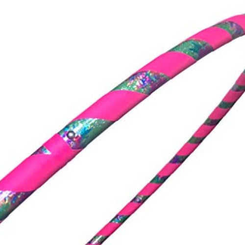 SpinMajik Kids Hula Hoop Tie Dye UV Pink, Large 36