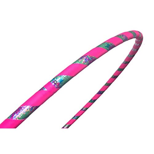 SpinMajik Kids Hula Hoop Tie Dye UV Pink, Large 36