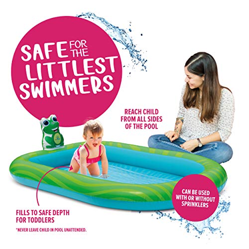 Splashinkids 3 in 1 Inflatable Sprinkler Pool for Kids, Baby Pool...