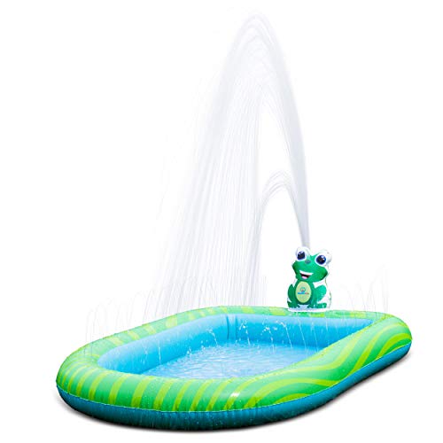 Splashinkids 3 in 1 Inflatable Sprinkler Pool for Kids, Baby Pool...