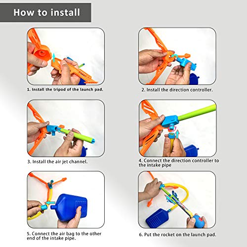Spoligod Rocket Launcher for Kids, Kids Fun Indoor/Outdoor Toys wi...