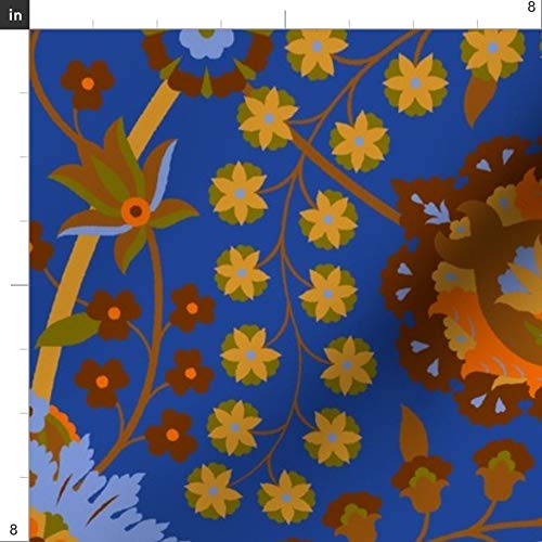 Spoonflower Fabric - Asian Renaissance Persian Printed on Chiffon ...