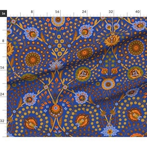 Spoonflower Fabric - Asian Renaissance Persian Printed on Chiffon ...