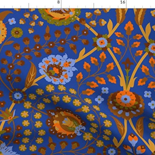 Spoonflower Fabric - Asian Renaissance Persian Printed on Chiffon ...