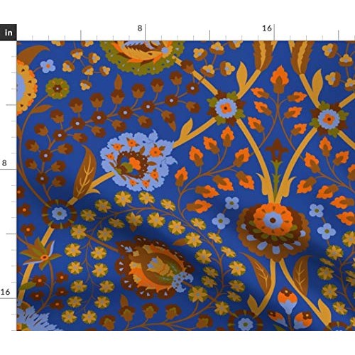 Spoonflower Fabric - Asian Renaissance Persian Printed on Chiffon ...