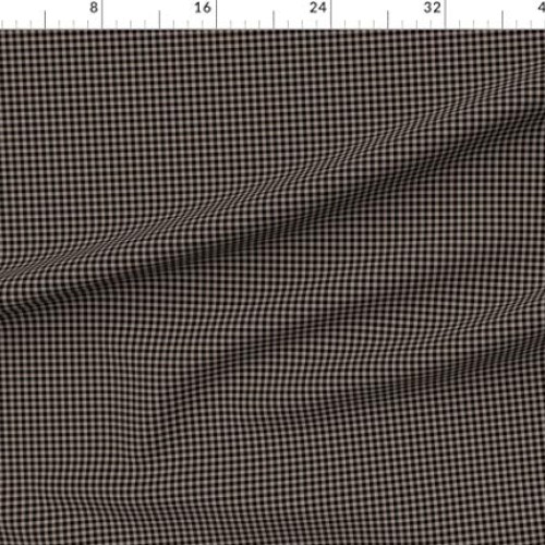 Spoonflower Fabric - Black Buffalo Plaid Woodland Coordinate Check...