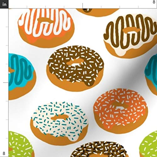 Spoonflower Fabric - Donuts Print Boys Gender Neutral Food Novelty...