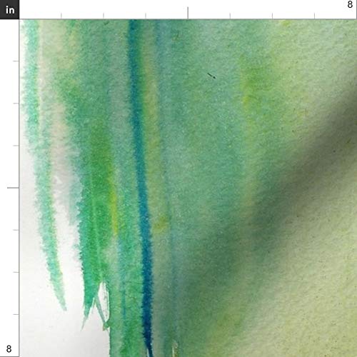 Spoonflower Fabric - Wood Abstract Watercolor Grain Cabin Contempo...