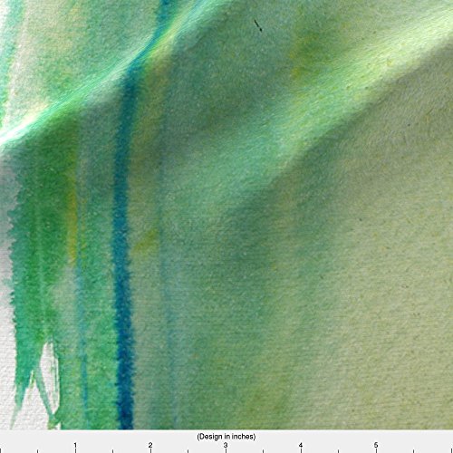 Spoonflower Fabric - Wood Abstract Watercolor Grain Cabin Contempo...